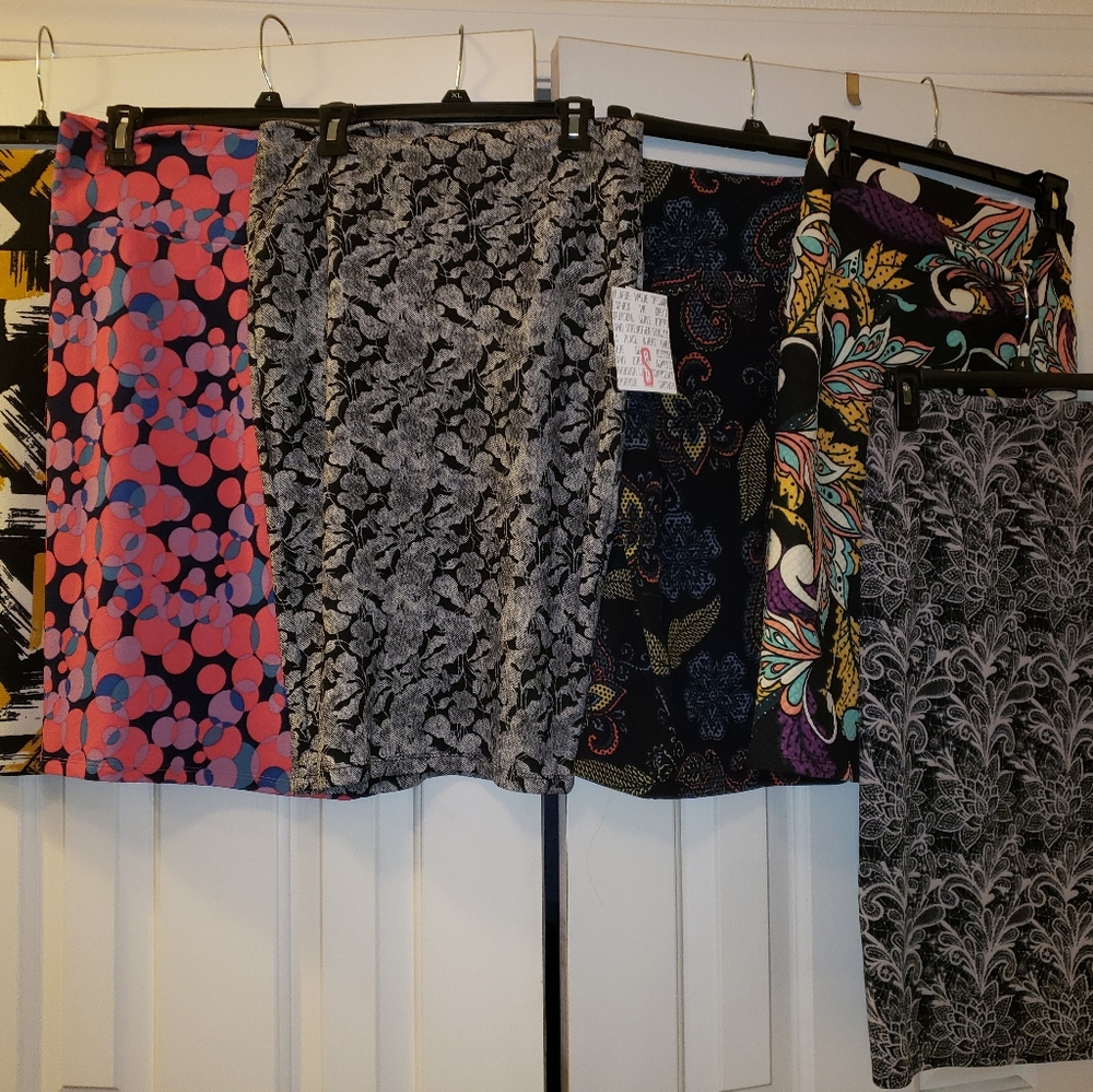 LulaRoe Cassie skirt bundle of 5!